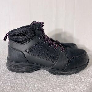 Workload Black Pink Shock Absorbing Buffalo2 CSA Protective Footwear 6.5